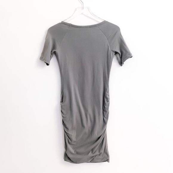 James Perse Ruched Raglan Mini Dress 1 - Picture 3 of 8